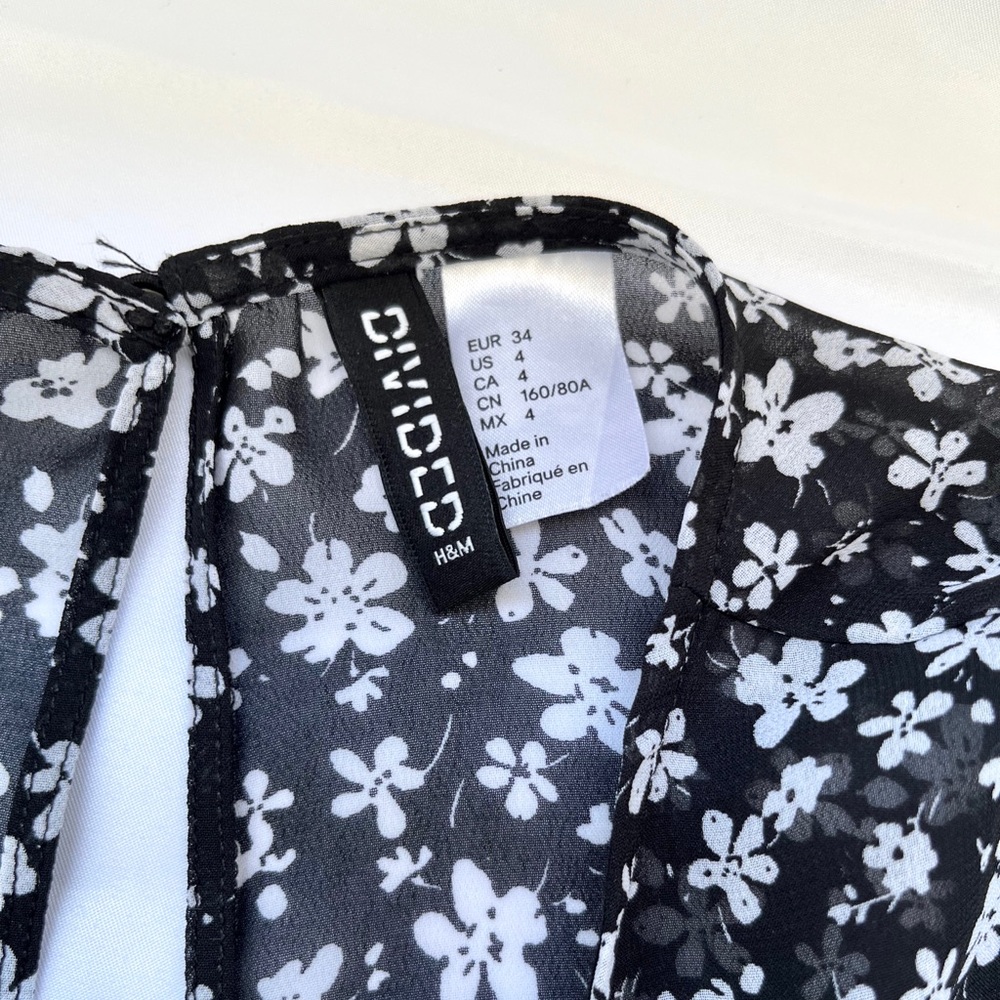H&M | Floral Print Flounced Dress - Picture 7 of 16